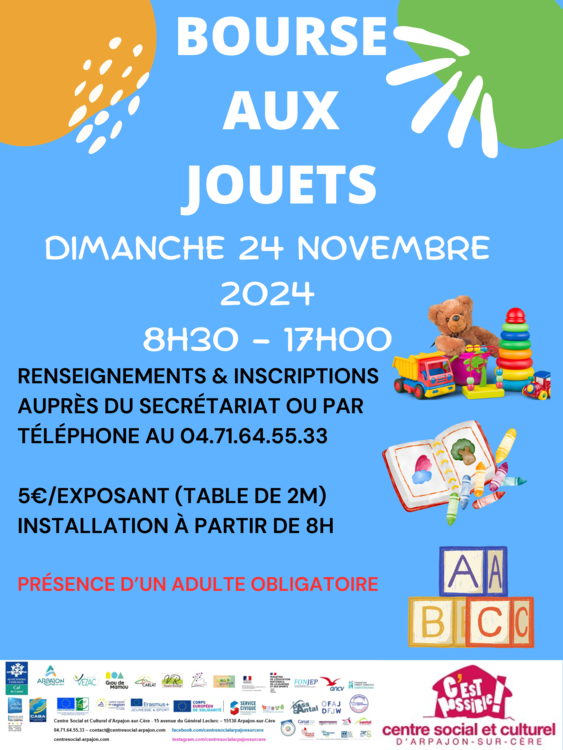 BOURSE AUX JOUETS 2024